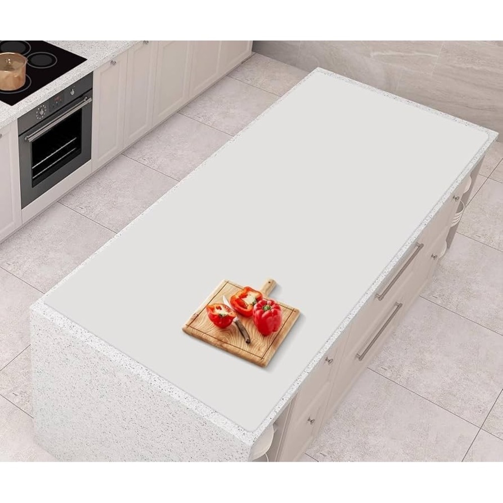 Silicone Mat/Protector for Kitchen Countertops 47"×23.6"×0.08"  Light Gray NEW